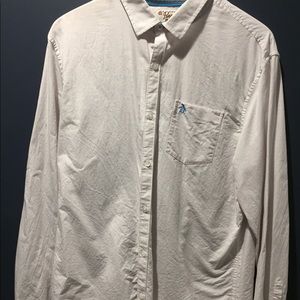 Original Penguin slim fit long sleeve button-down